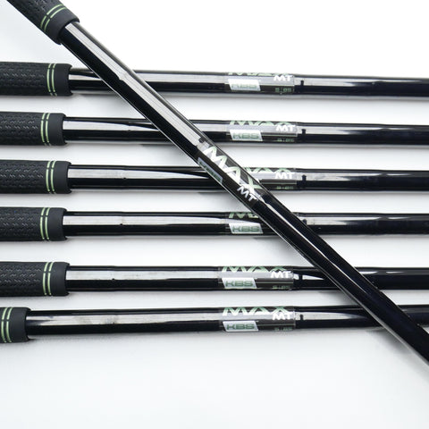 Used TaylorMade Qi Gunmetal Iron Set / 4 - PW / Stiff Flex