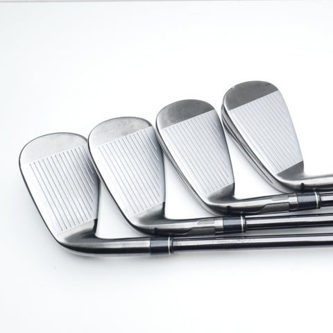 Used TaylorMade Qi Gunmetal Iron Set / 4 - PW / Stiff Flex