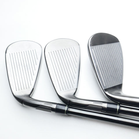 Used TaylorMade Qi Gunmetal Iron Set / 4 - PW / Stiff Flex