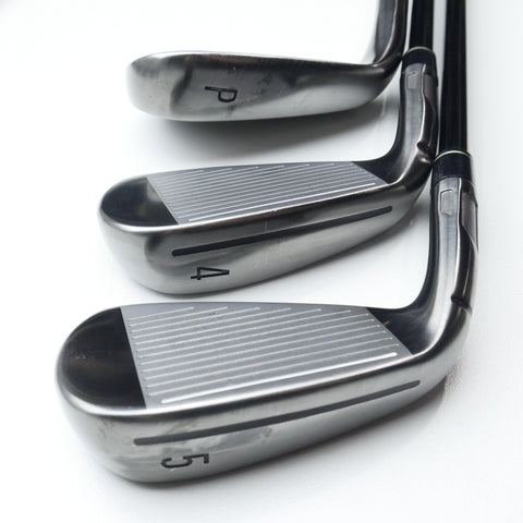 Used TaylorMade Qi Gunmetal Iron Set / 4 - PW / Stiff Flex