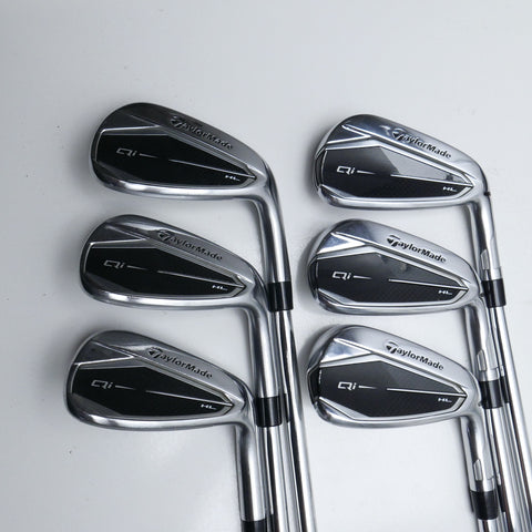 Used TaylorMade Qi HL Iron Set / 6 - PW + AW / Regular Flex