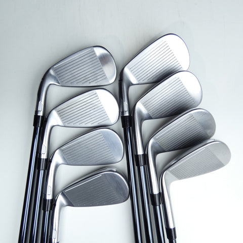 Used TaylorMade Qi Iron Set / 4 - PW + AW / Regular Flex