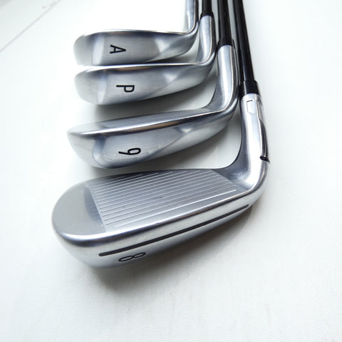 Used TaylorMade Qi Iron Set / 4 - PW + AW / Regular Flex