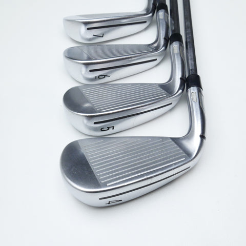 Used TaylorMade Qi Iron Set / 4 - PW + AW / Regular Flex