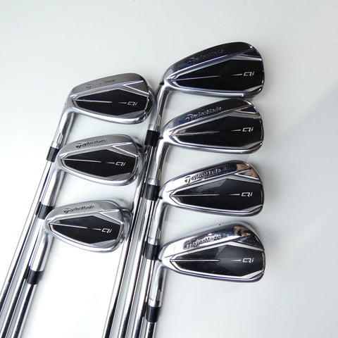 Used TaylorMade Qi Iron Set / 4 - PW / Stiff Flex / Left-Handed