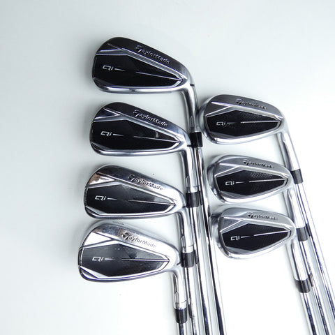 Used TaylorMade Qi Iron Set / 5 - PW + AW / Stiff Flex