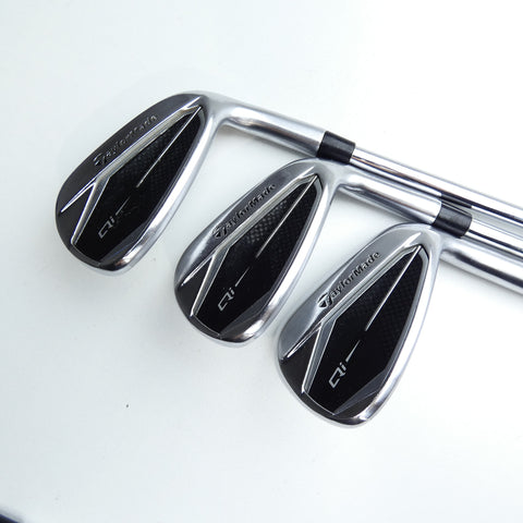Used TaylorMade Qi Iron Set / 5 - PW + AW / Stiff Flex
