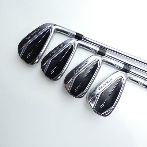 Used TaylorMade Qi Iron Set / 5 - PW + AW / Stiff Flex