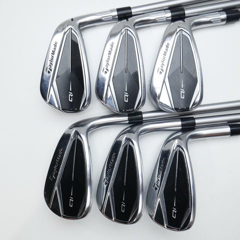 Used TaylorMade Qi Iron Set / 6 - PW + AW / A Flex