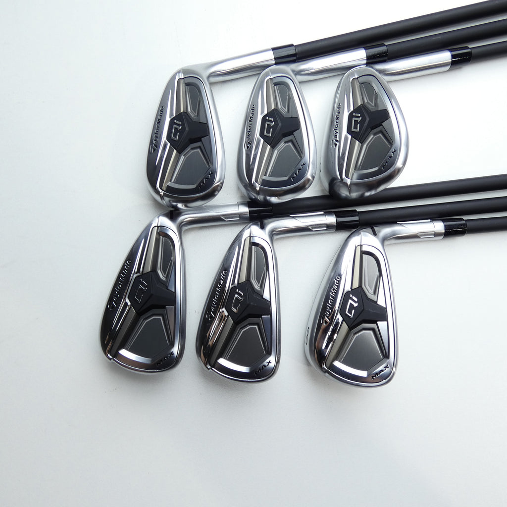 Used TaylorMade Qi Max Iron Set / 6 - SW / A Flex