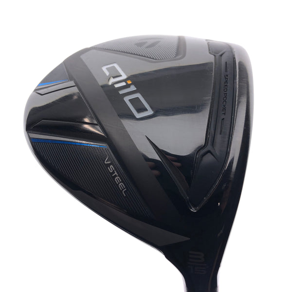 Used TaylorMade Qi10 3 Fairway Wood / 15 Degrees / Stiff Flex