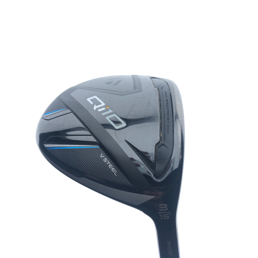 Used TaylorMade Qi10 3 Fairway Wood / 15.0 Degrees / Regular Flex