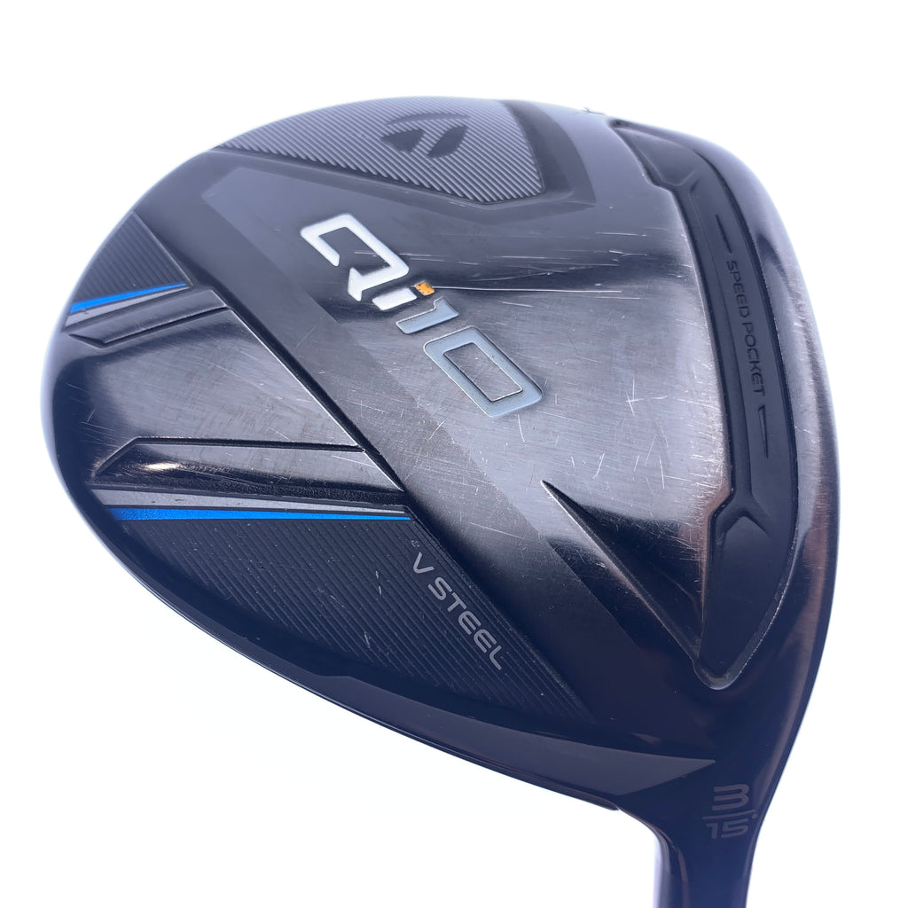 Used TaylorMade Qi10 3 Fairway Wood / 15.0 Degrees / Stiff Flex