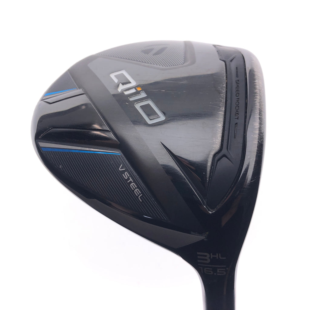 Used TaylorMade Qi10 3  HL Fairway Wood / 16.5 Degrees / A Flex