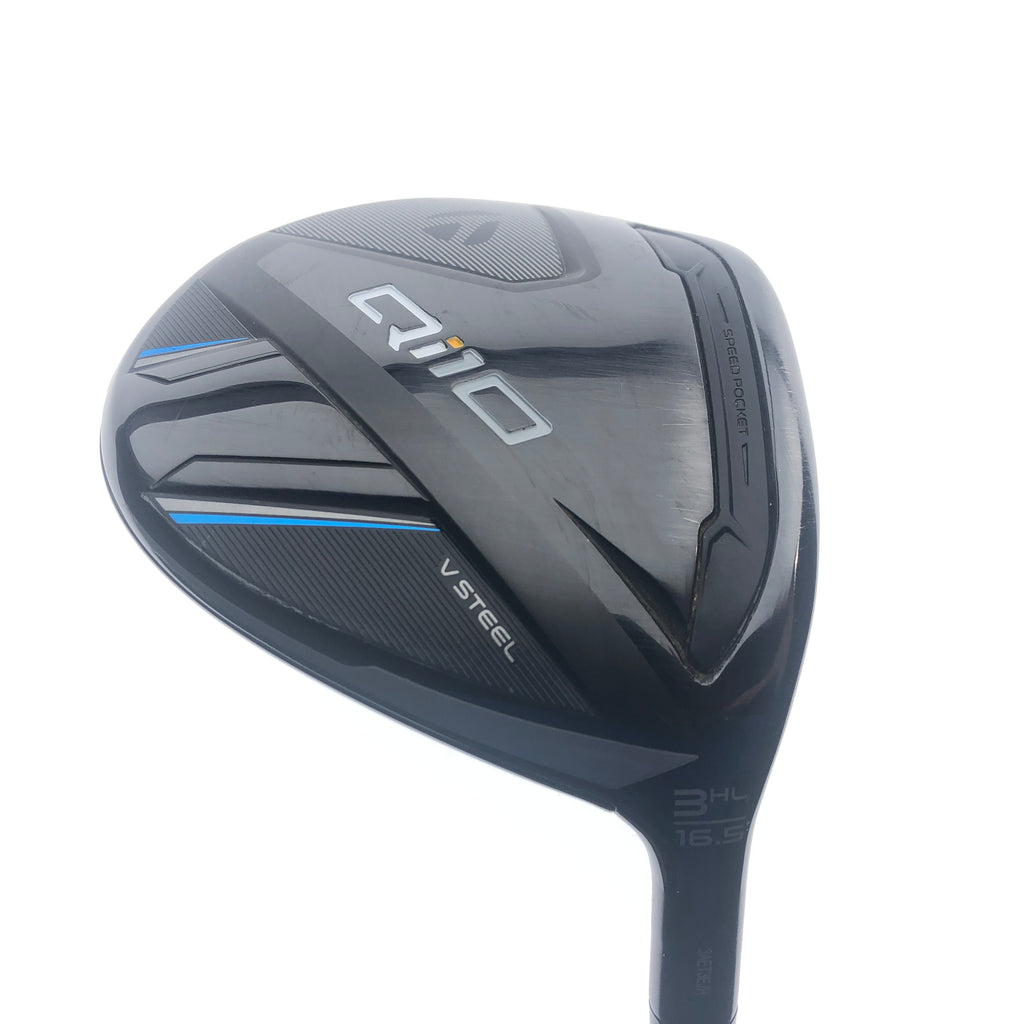 Used TaylorMade Qi10 3 HL Fairway Wood / 16.5 Degrees / A Flex