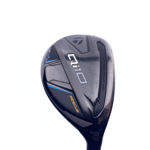 Used TaylorMade Qi10 3 Hybrid / 19 Degrees / Stiff Flex