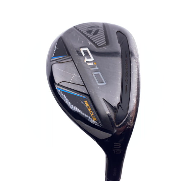 Used TaylorMade Qi10 3 Hybrid / 19 Degrees / Stiff Flex