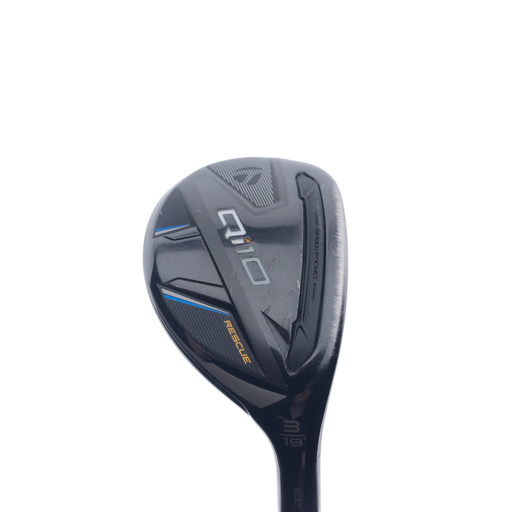 Used TaylorMade Qi10 3 Hybrid / 19 Degrees / X-Stiff Flex
