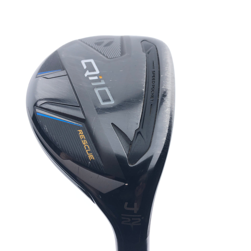 Used TaylorMade Qi10 4 Hybrid / 22 Degrees / A Flex