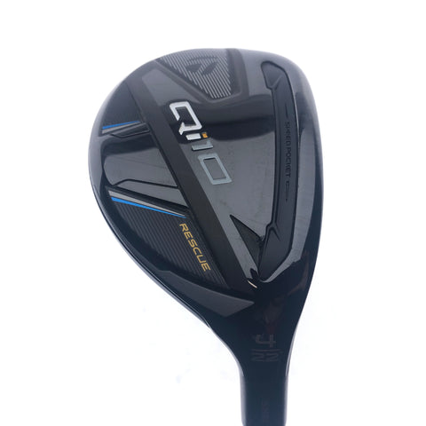 Used TaylorMade Qi10 4 Hybrid / 22 Degrees / Regular Flex