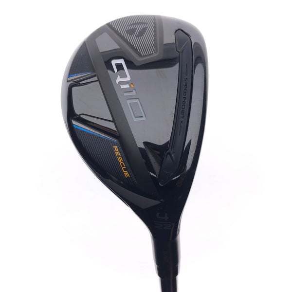 Used TaylorMade Qi10 4 Hybrid / 22 Degrees / Regular Flex