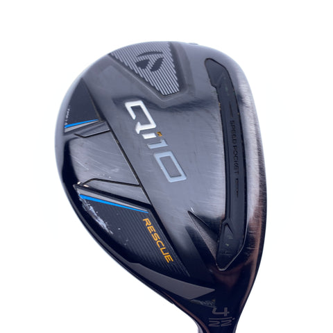 Used TaylorMade Qi10 4 Hybrid / 22.0 Degrees / Regular Flex