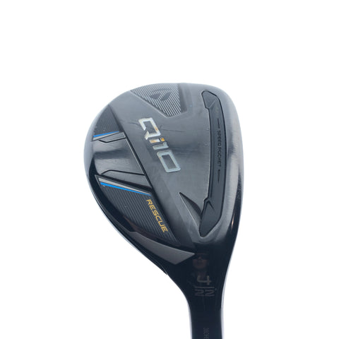 Used TaylorMade Qi10 4 Hybrid / 22.0 Degrees / Stiff Flex