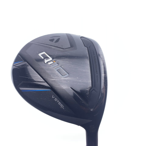 Used TaylorMade Qi10 5 Fairway Wood / 18 Degrees / Oban Isawa Gold / Stiff Flex