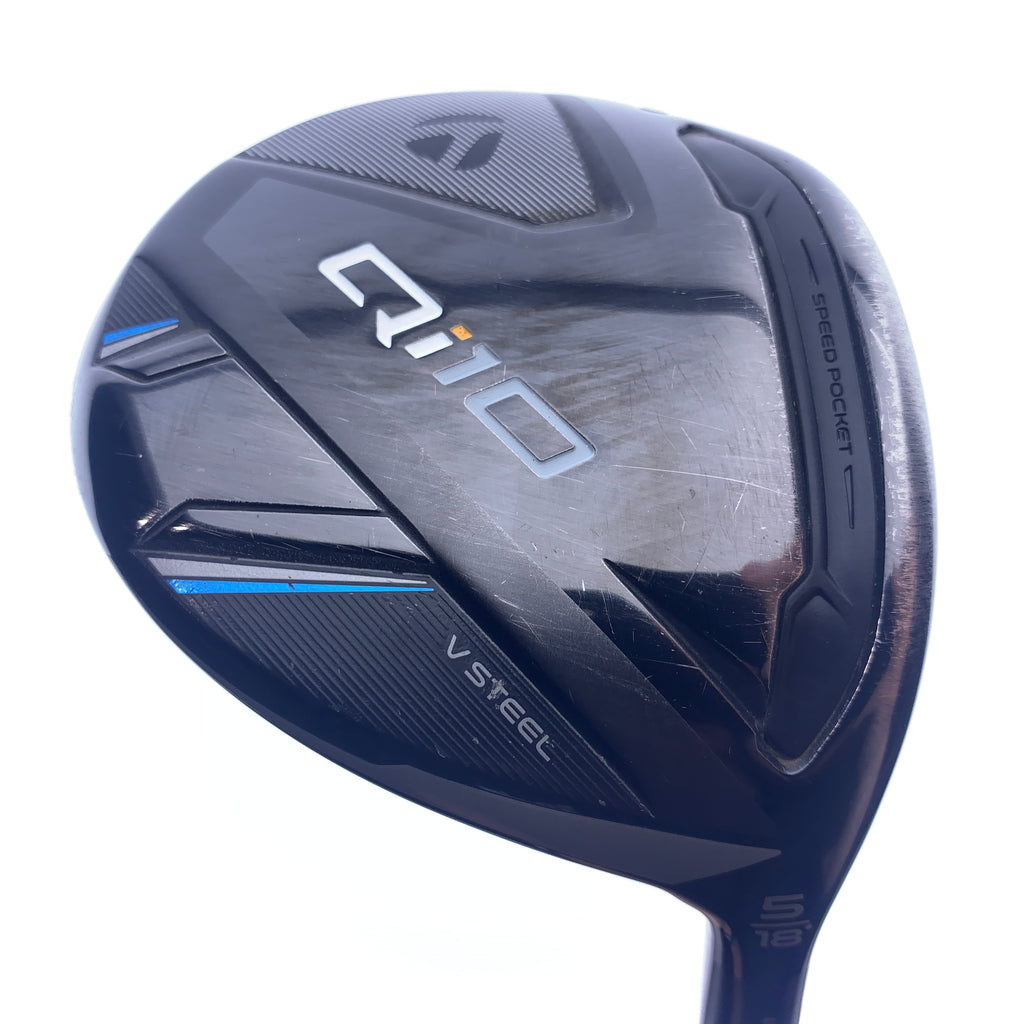 Used TaylorMade Qi10 5 Fairway Wood / 18.0 Degrees / Stiff Flex