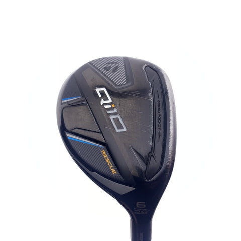 Used TaylorMade Qi10 6 Hybrid / 28 Degrees / Regular Flex