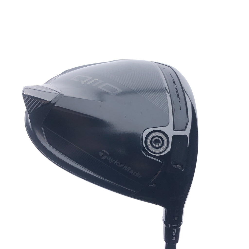 Used TaylorMade Qi10 Designer Series Driver / 9.0 Degrees / Stiff Flex