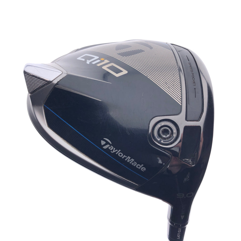 Used TaylorMade Qi10 Driver / 9.0 Degrees / X-Stiff Flex