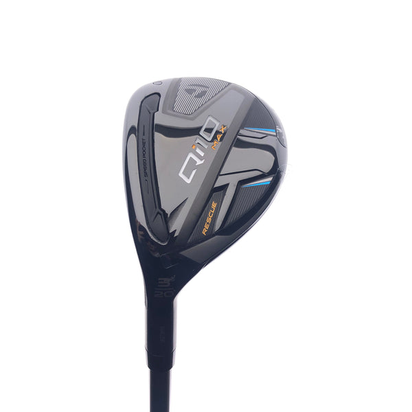 Used TaylorMade Qi10 Max 3 Hybrid / 20 Degrees / Stiff Flex / Left-Handed