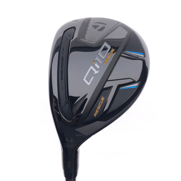 Used TaylorMade Qi10 Max 4 Hybrid / 23 Degrees / Regular Flex / Left-Handed