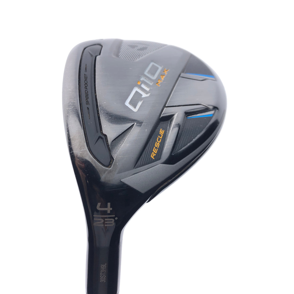 Used TaylorMade Qi10 Max 4 Hybrid / 23 Degrees / Regular Flex / Left-Handed