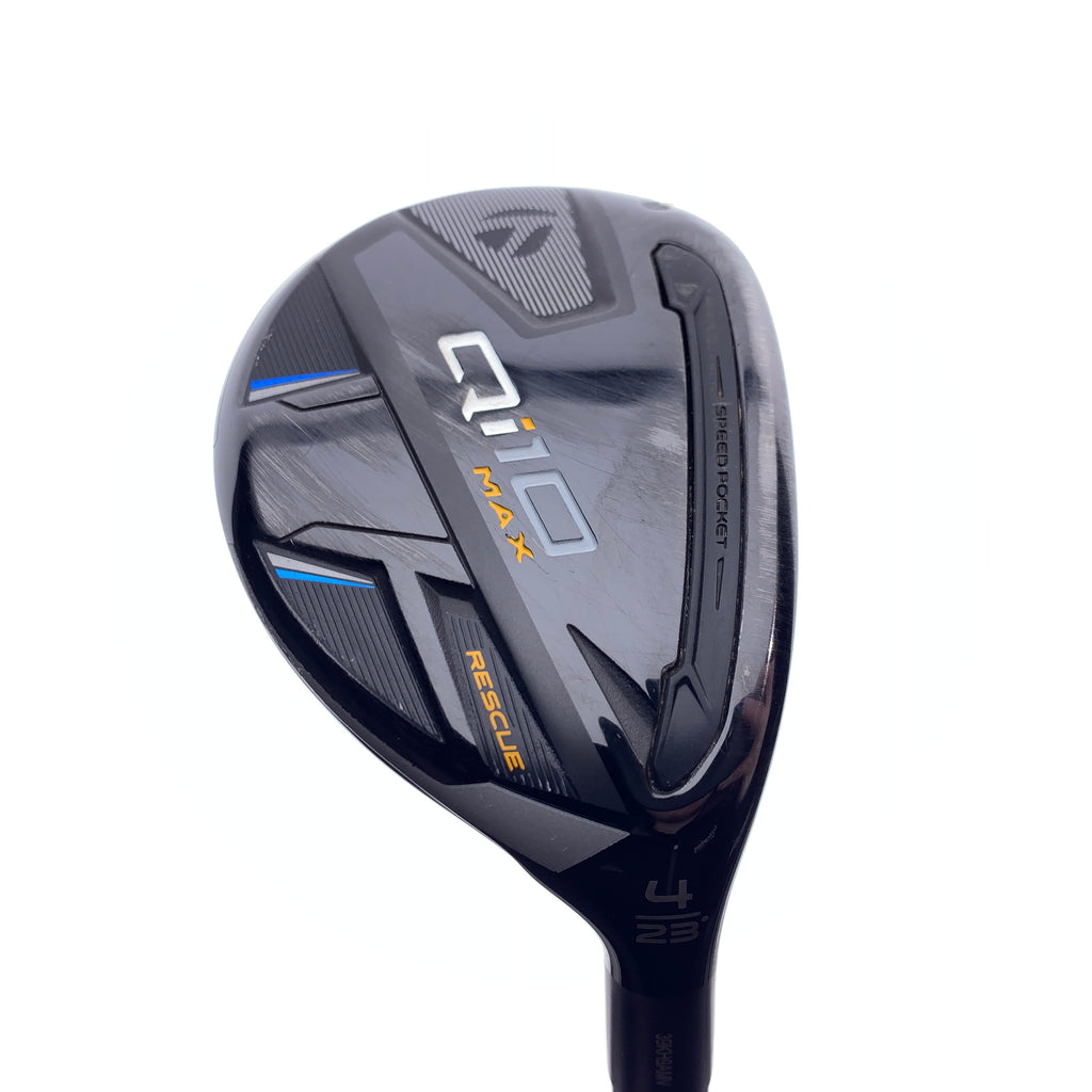 Used TaylorMade Qi10 Max 4 Hybrid / 23 Degrees / Regular Flex