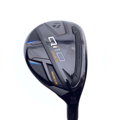 Used TaylorMade Qi10 Max 4 Hybrid / 23 Degrees / Regular Flex
