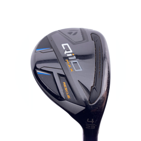Used TaylorMade Qi10 Max 4 Hybrid / 23 Degrees / Regular Flex