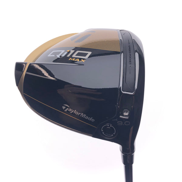 Used TaylorMade Qi10 Max Designer Series Driver / 9.0 Degrees / Stiff Flex
