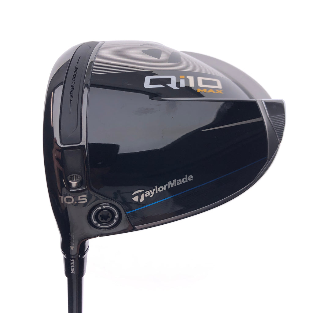 Used TaylorMade Qi10 Max Driver / 10.5 Degrees / A Flex / Left-Handed