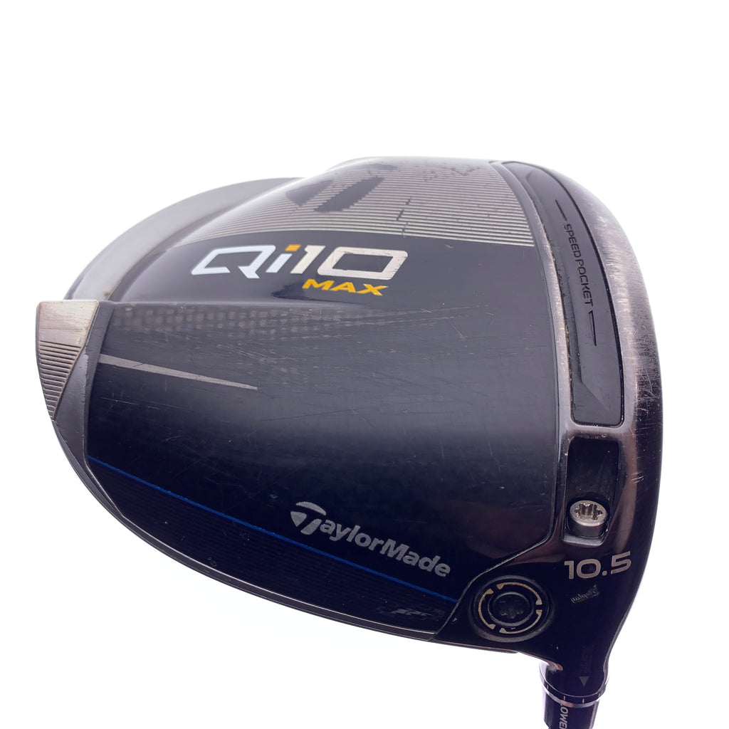 Used TaylorMade Qi10 Max Driver / 10.5 Degrees / Stiff Flex