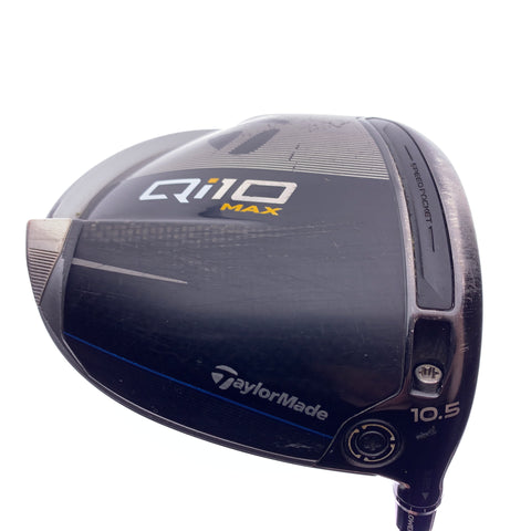 Used TaylorMade Qi10 Max Driver / 10.5 Degrees / Stiff Flex