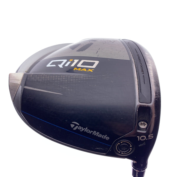 Used TaylorMade Qi10 Max Driver / 10.5 Degrees / Stiff Flex