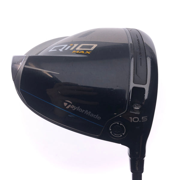 Used TaylorMade Qi10 Max Driver / 10.5 Degrees / Stiff Flex