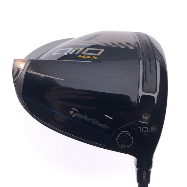 Used TaylorMade Qi10 Max Driver / 10.5 Degrees / Stiff Flex