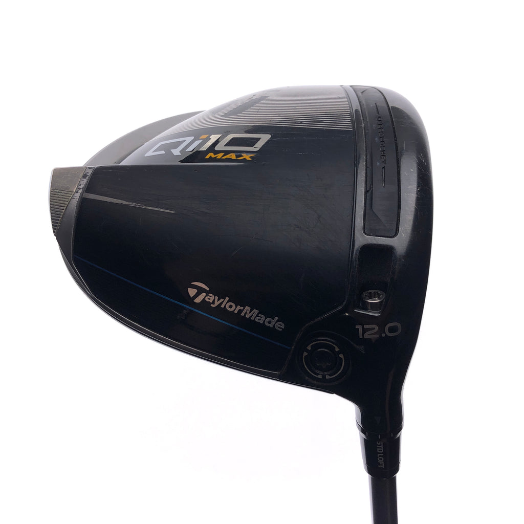Used TaylorMade Qi10 Max Driver / 12.0 Degrees / Regular Flex