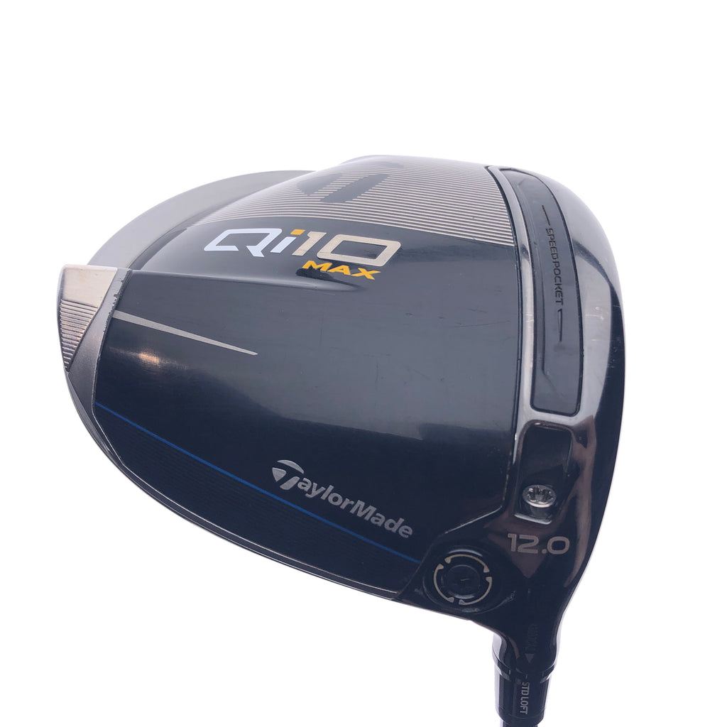 Used TaylorMade Qi10 Max Driver / 12.0 Degrees / Regular Flex