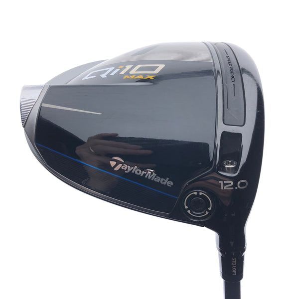 Used TaylorMade Qi10 Max Driver / 12.0 Degrees / Regular Flex