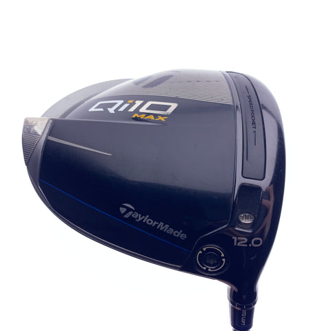 Used TaylorMade Qi10 Max Driver / 12.0 Degrees / Stiff Flex