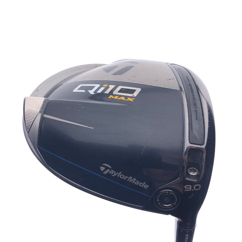 Used TaylorMade Qi10 Max Driver / 9.0 Degrees / Stiff Flex